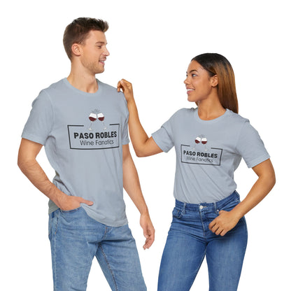 Paso Robles Wine Fanatics Logo Unisex Tee