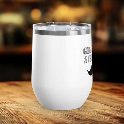 Grandpa's Sippy Cup (mustache) Wine Tumbler