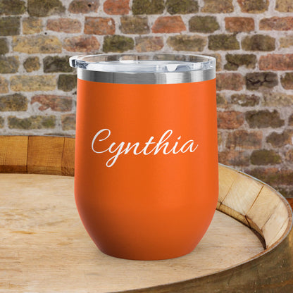Drunk Wives Matter Personalized 12oz Wine Tumbler