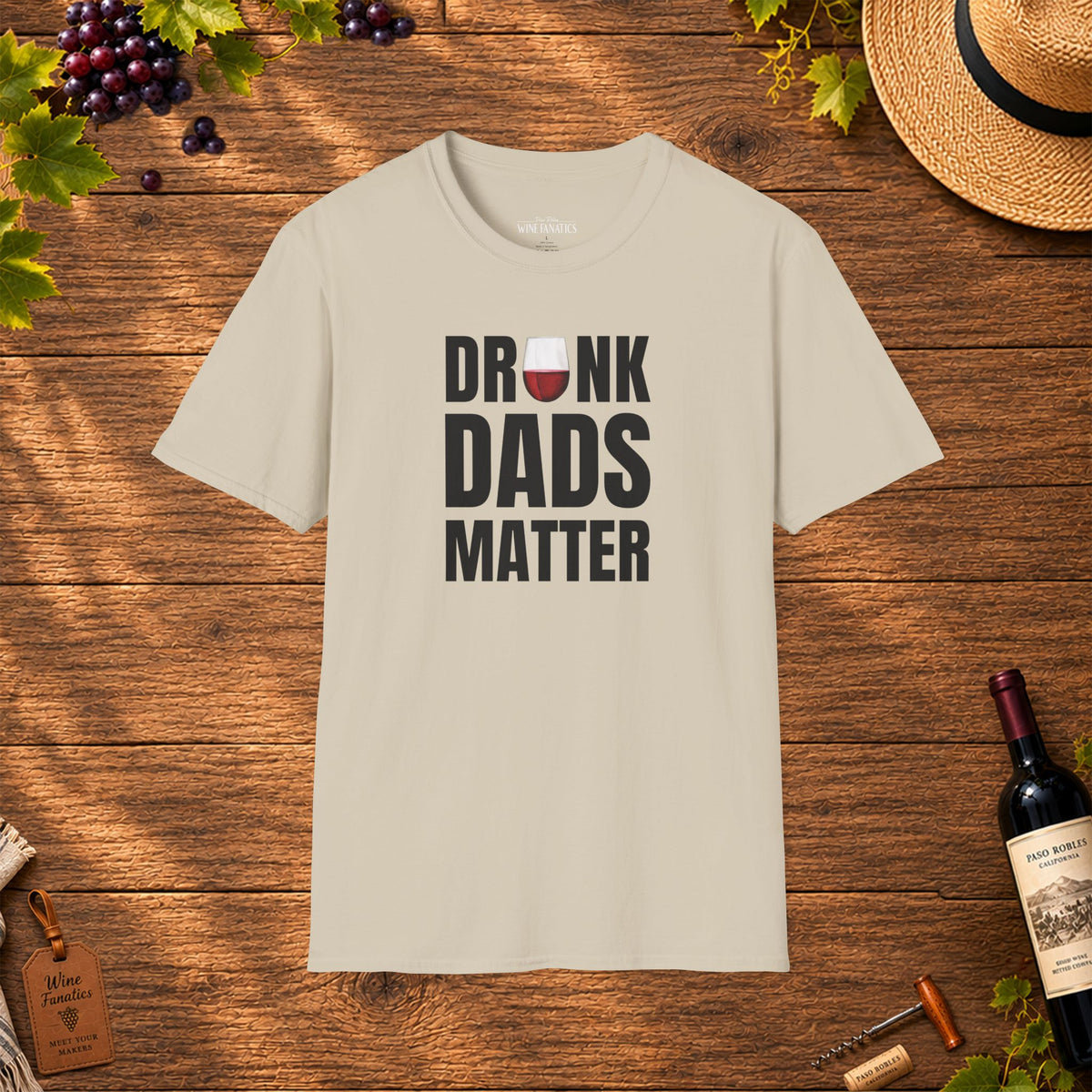 Drunk Dads Matter Crew Neck T-Shirt