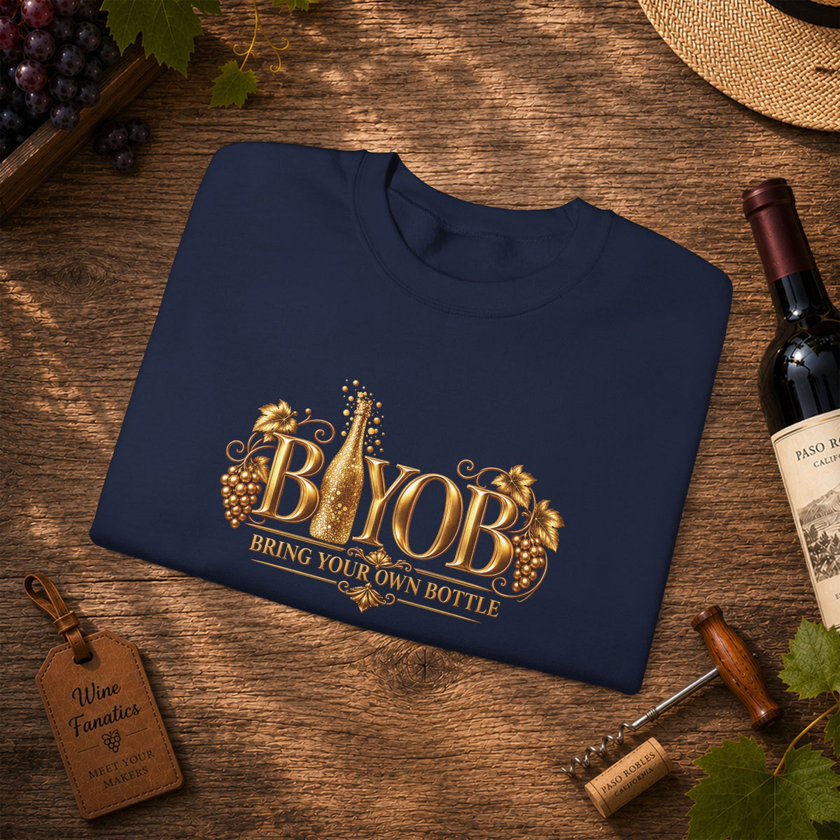 BYOB Bring Your Own Bottle Sweatshirt