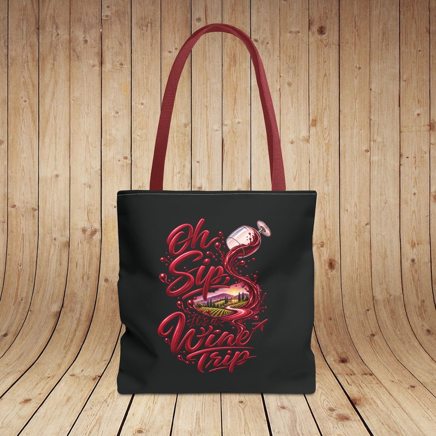 Oh Sip, It's A Wine Trip Personalized Tote Bag
