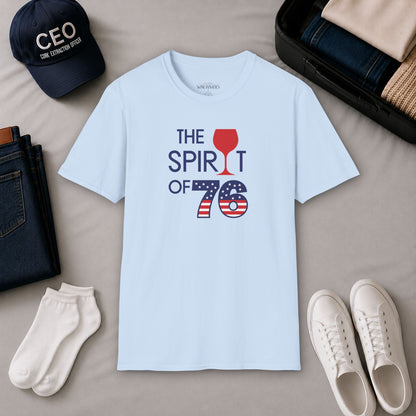 The Spirit of 76 Independence Day Unisex Softstyle T-Shirt
