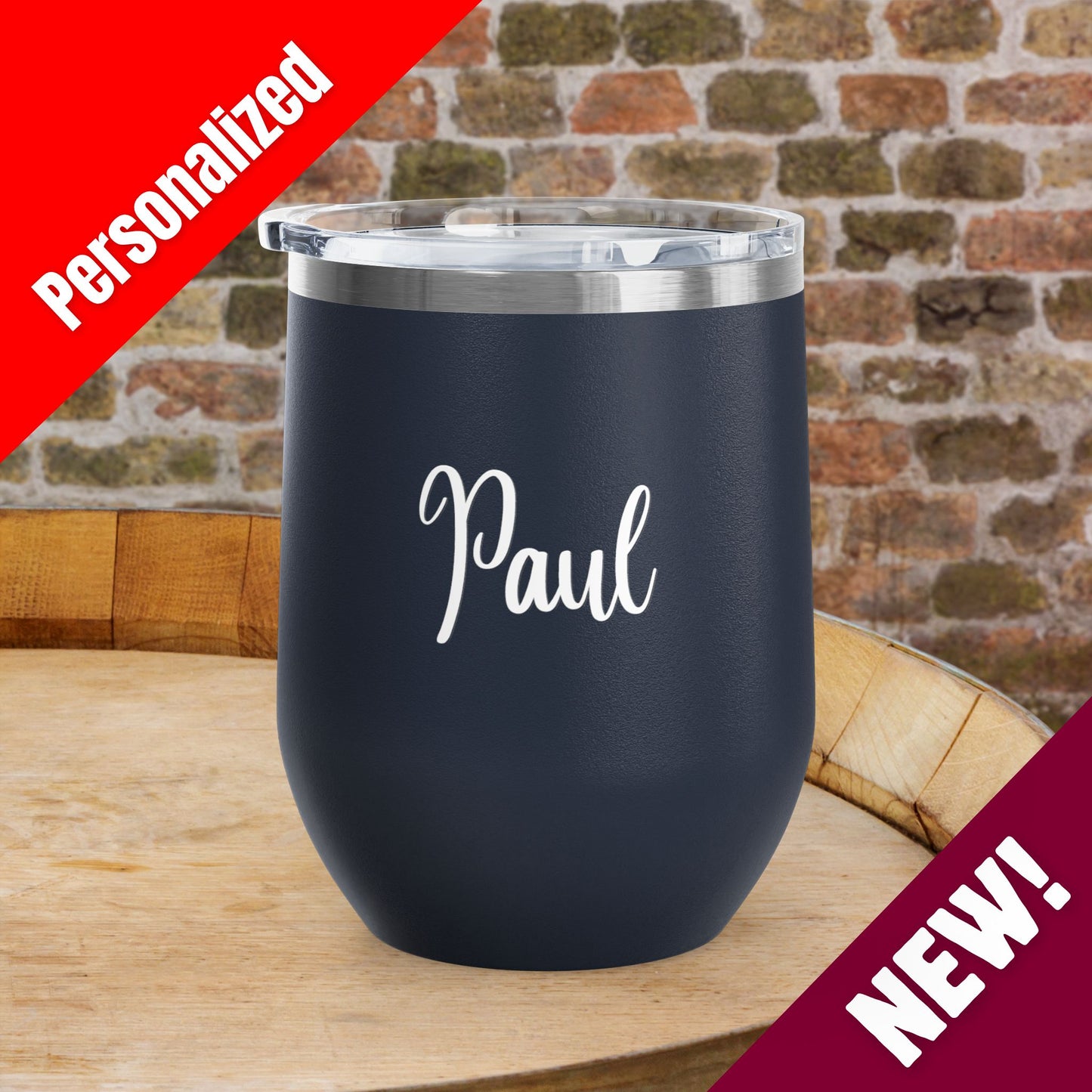 Cheers to 250 Years Independence Day Personalized 12oz Wine Tumbler