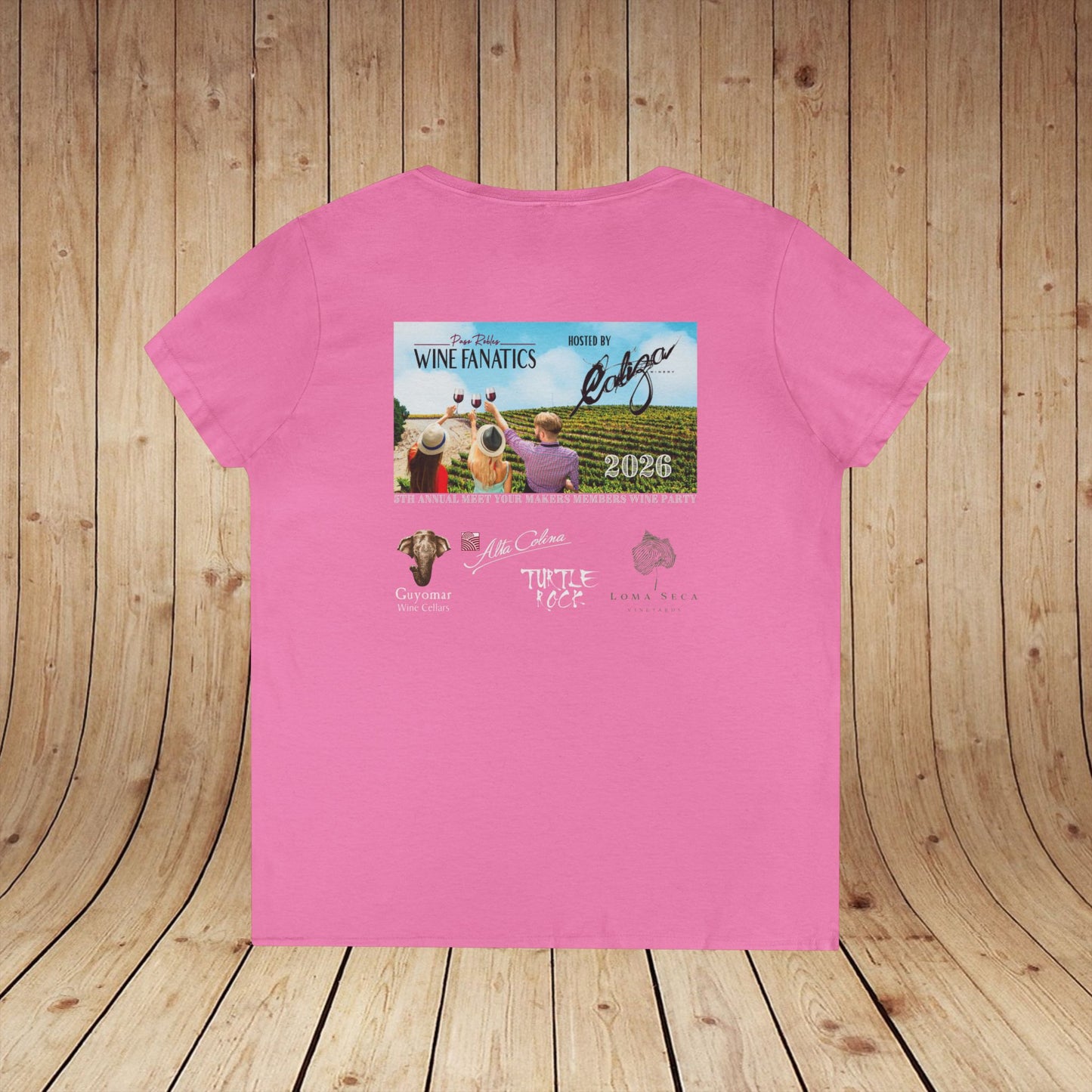 PRWF 2026 Commemorative Meet Your Makers Party Ladies V-Neck Tee