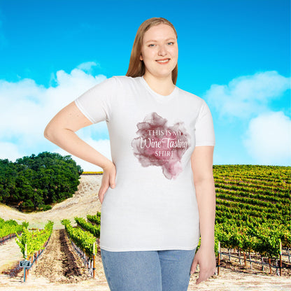 This Is My Wine Tasting Shirt (stain) Unisex Softstyle T-Shirt