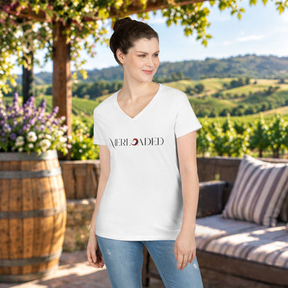 Merloaded Ladies V-Neck T-Shirt