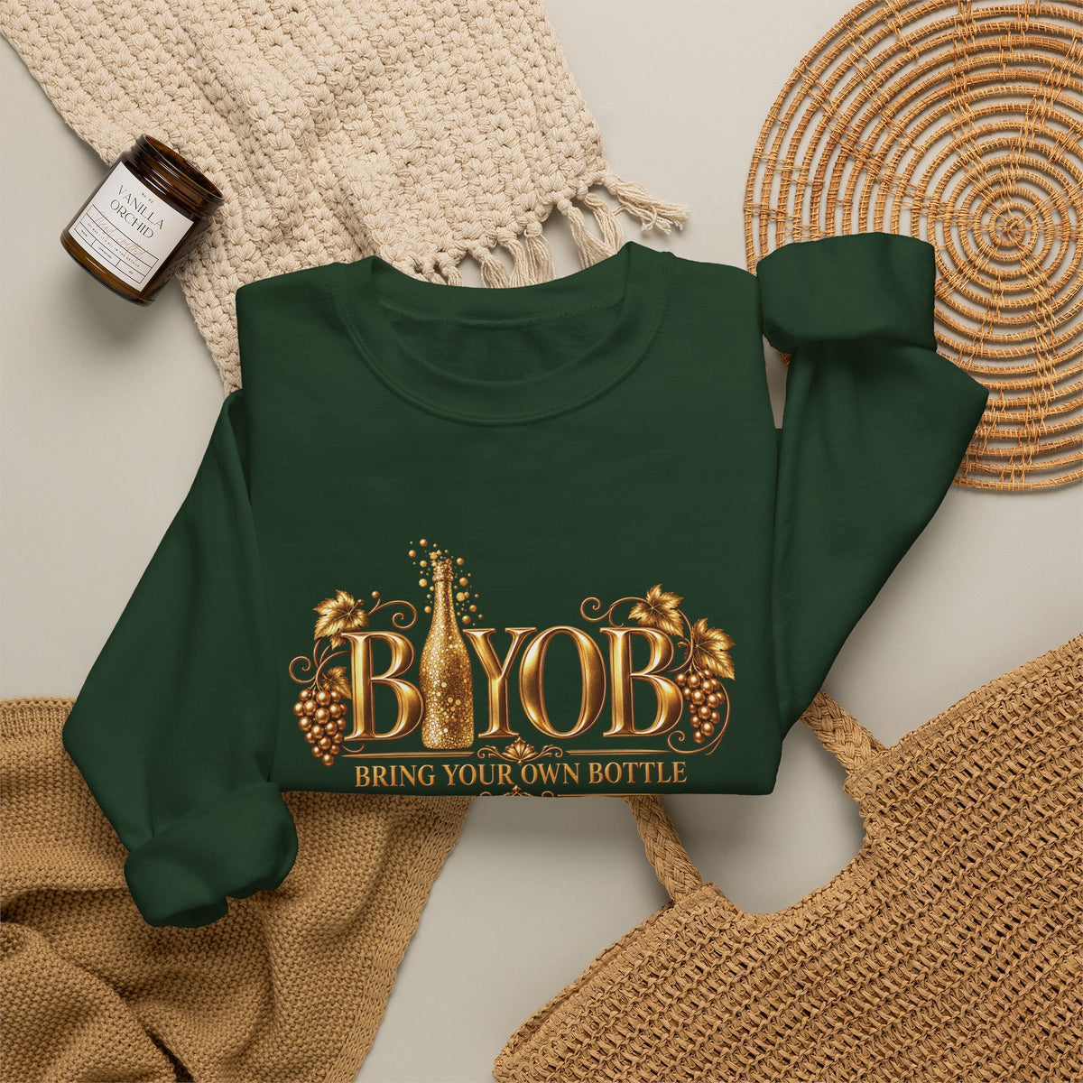 BYOB Bring Your Own Bottle Sweatshirt