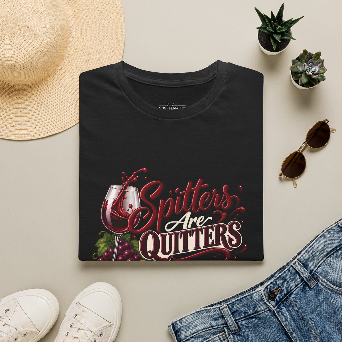 Spitters Are Quitters Crewneck T-Shirt