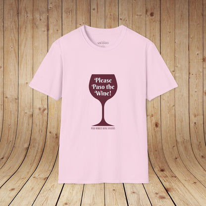 Please Paso The Wine Unisex Softstyle T-Shirt