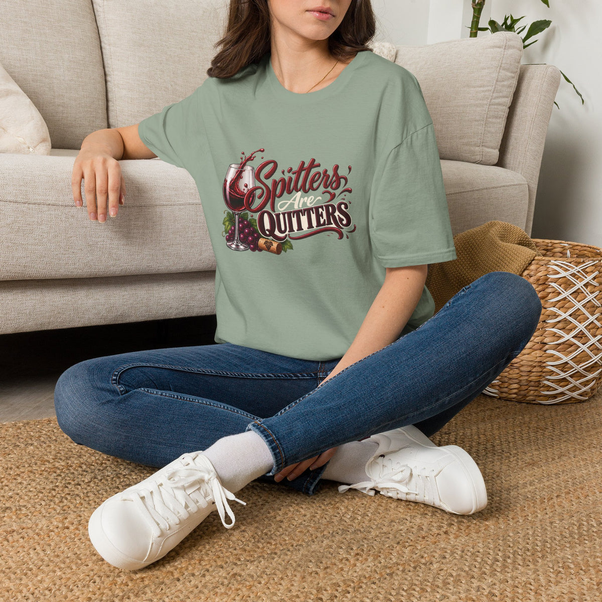 Spitters Are Quitters Crewneck T-Shirt