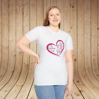 My Valentine's Crush (wine) Unisex Softstyle T-Shirt