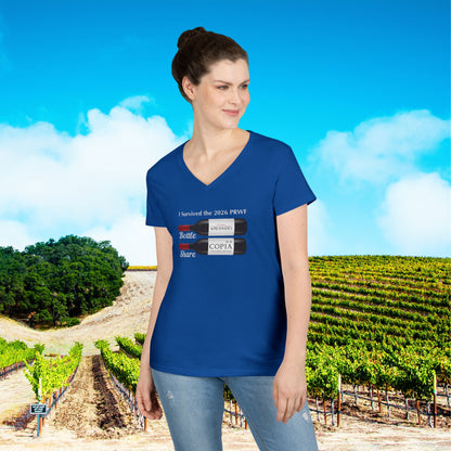 PRWF 2026 Bottle Share Ladies V-Neck Tee