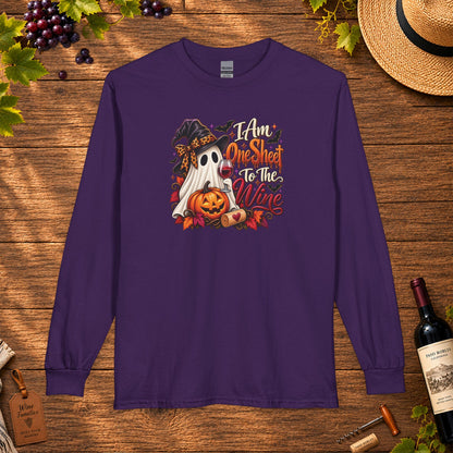 I Am One Sheet To The Wine Long Sleeve T-Shirt