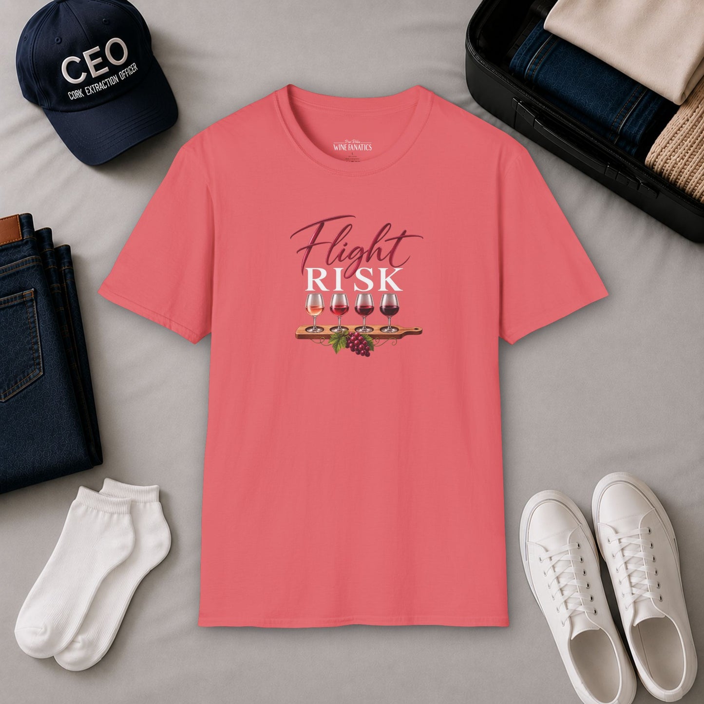 Flight Risk  Crewneck Tee