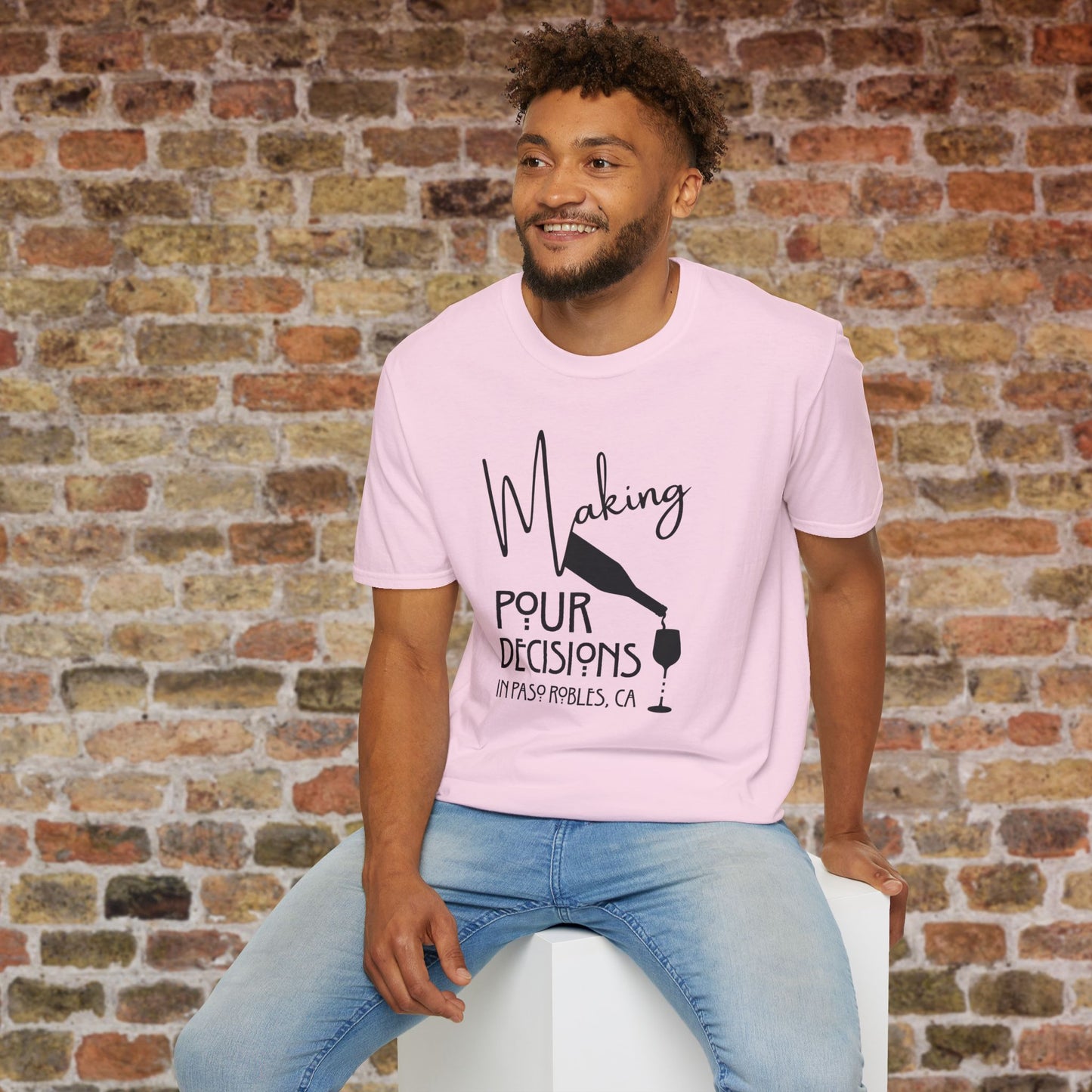 Paso Robles - Making Pour Decisions Crewneck Tee