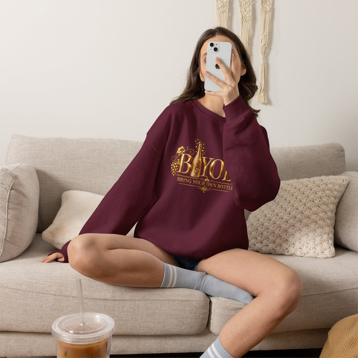 BYOB Bring Your Own Bottle Sweatshirt