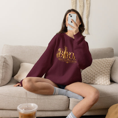BYOB Bring Your Own Bottle Sweatshirt