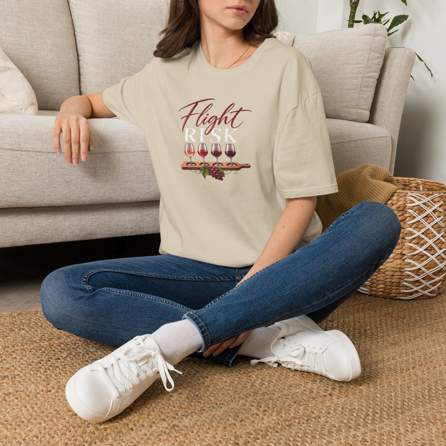 Flight Risk  Crewneck Tee