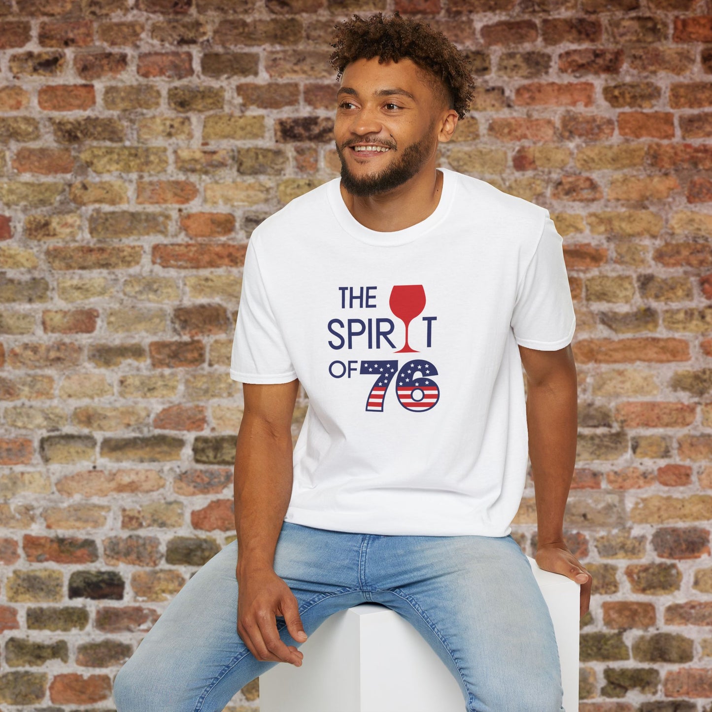 The Spirit of 76 Independence Day Unisex Softstyle T-Shirt