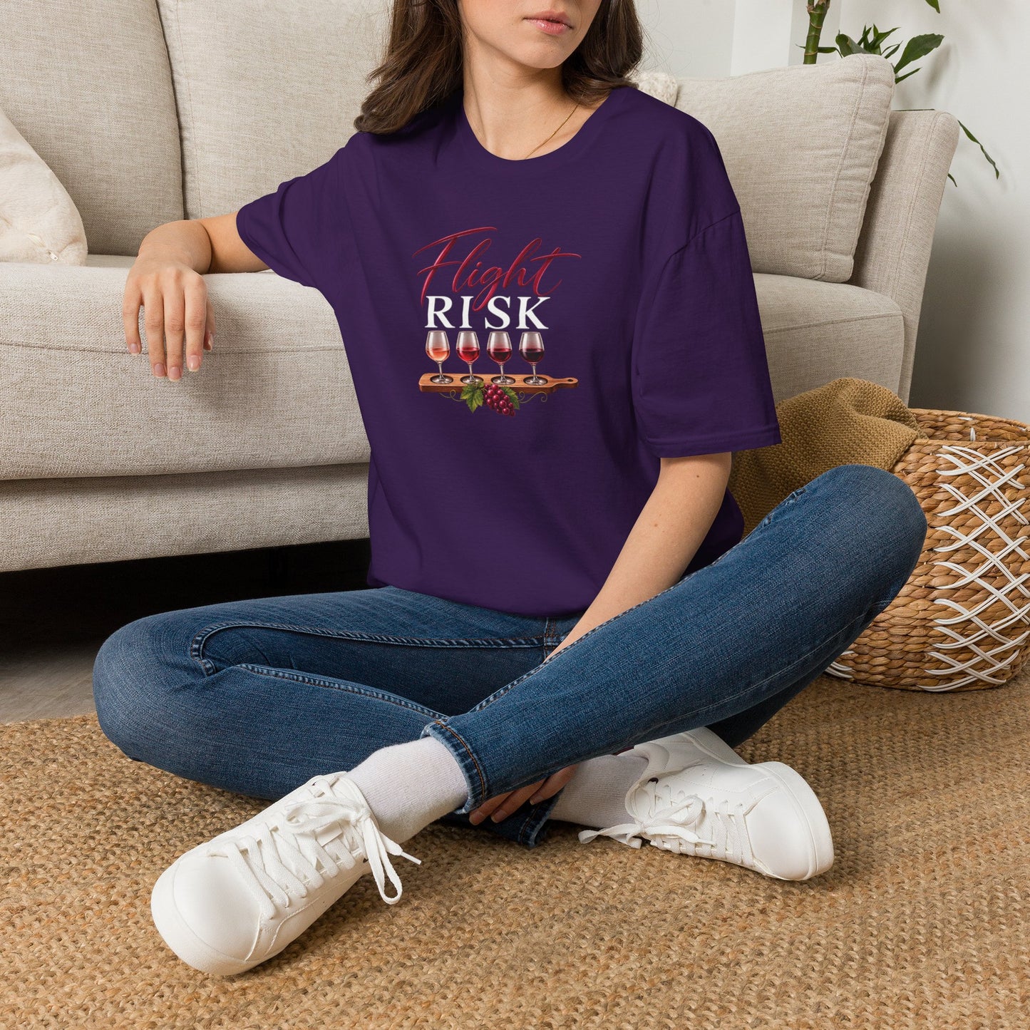Flight Risk  Crewneck Tee
