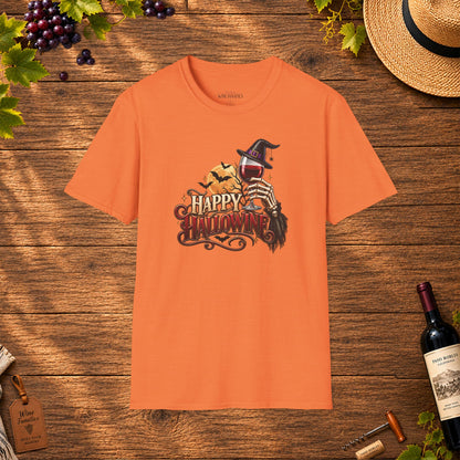 Happy Hallowine Crewneck T-Shirt