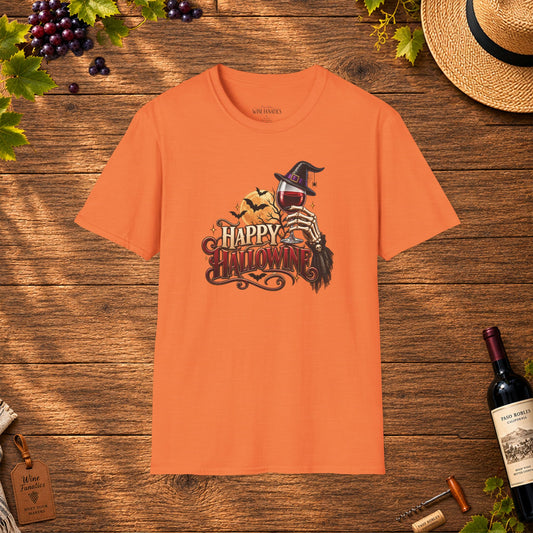 Happy Hallowine Crewneck T-Shirt