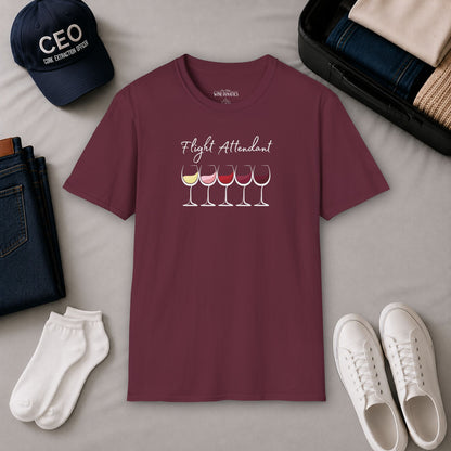 Flight Attendant Crewneck Tee