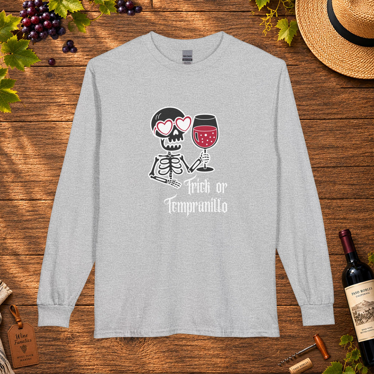 Trick or Tempranillo Long Sleeve T-Shirt