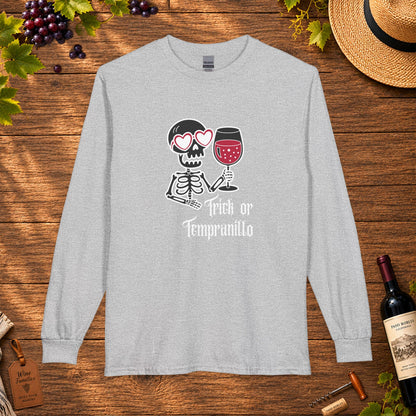 Trick or Tempranillo Long Sleeve T-Shirt