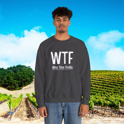 WTF Wine Tasting Finally Sweatshirt
