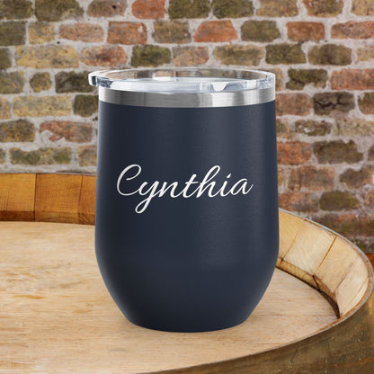 Drunk Wives Matter Personalized 12oz Wine Tumbler