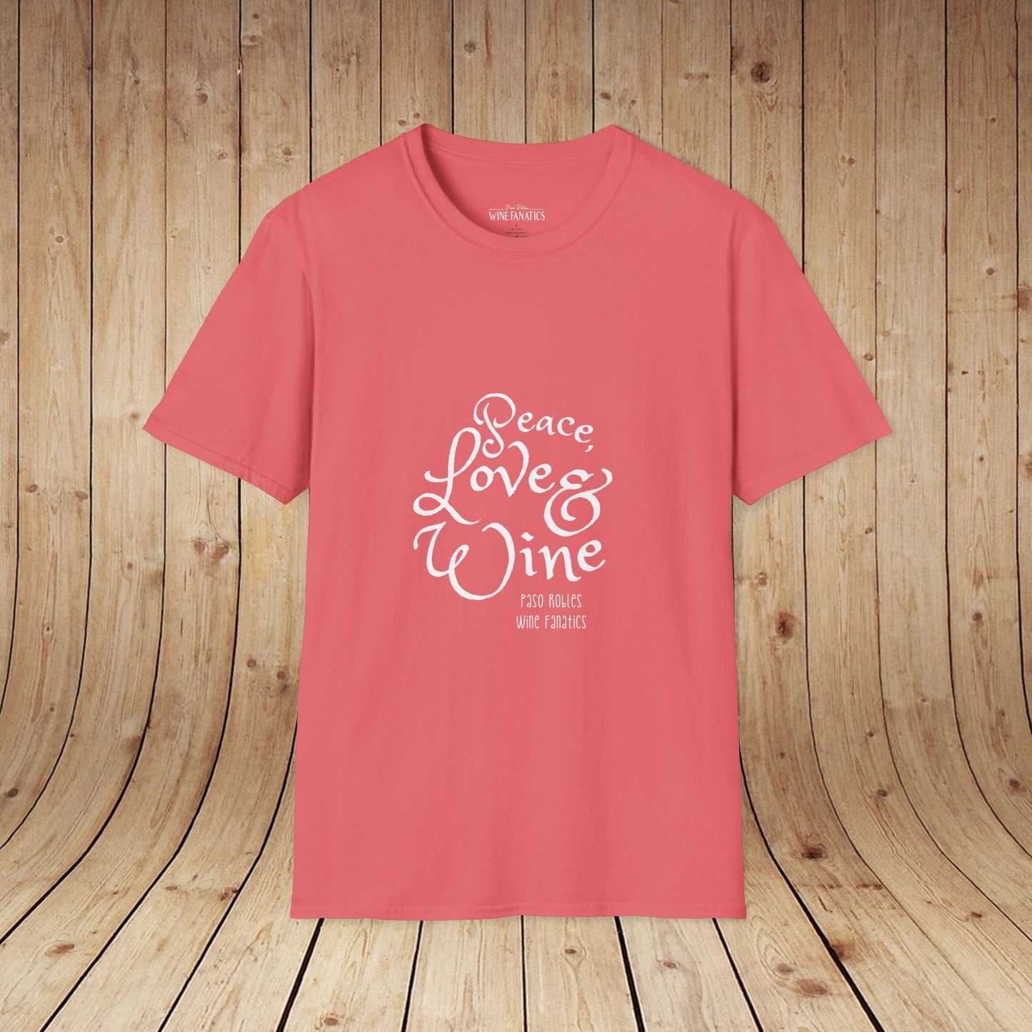 Peace, Love & Wine Unisex Softstyle T-Shirt