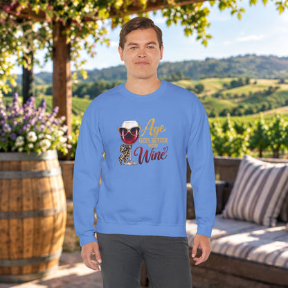 Age Gets Better With Wine Sweatshirt