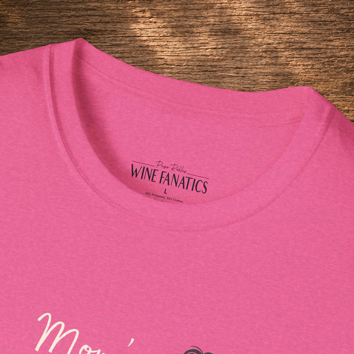 Mom's superpower, turning whine into Wine! Crewneck Tee