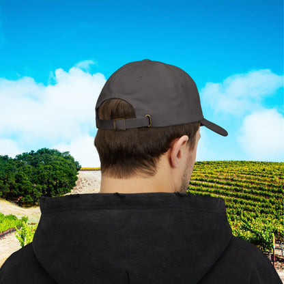 Paso Robles Wine Fanatics Toast Embroidered White Banner Cap