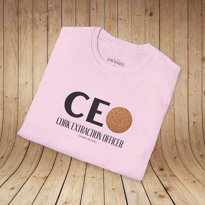 CEO Cork Extraction Officer Unisex Softstyle T-Shirt