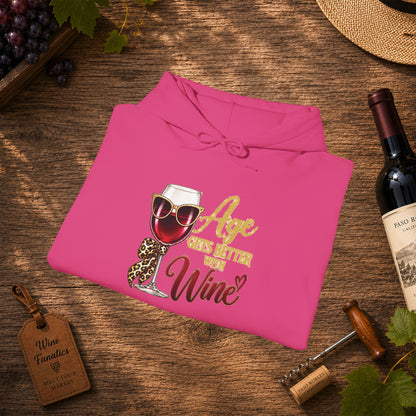 Age Gets Better With Wine Hoodie