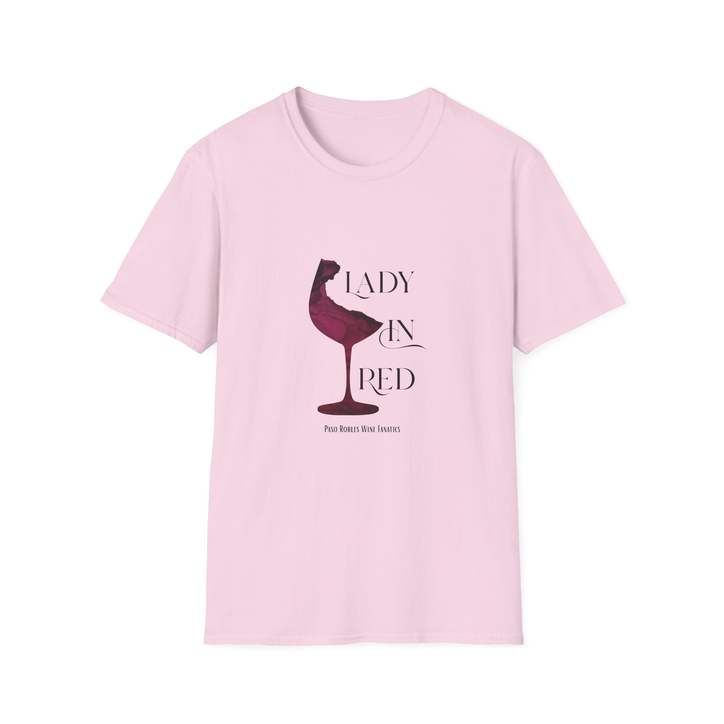 Lady In Red Unisex Softstyle T-Shirt