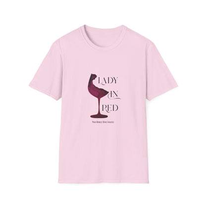 Lady In Red Unisex Softstyle T-Shirt