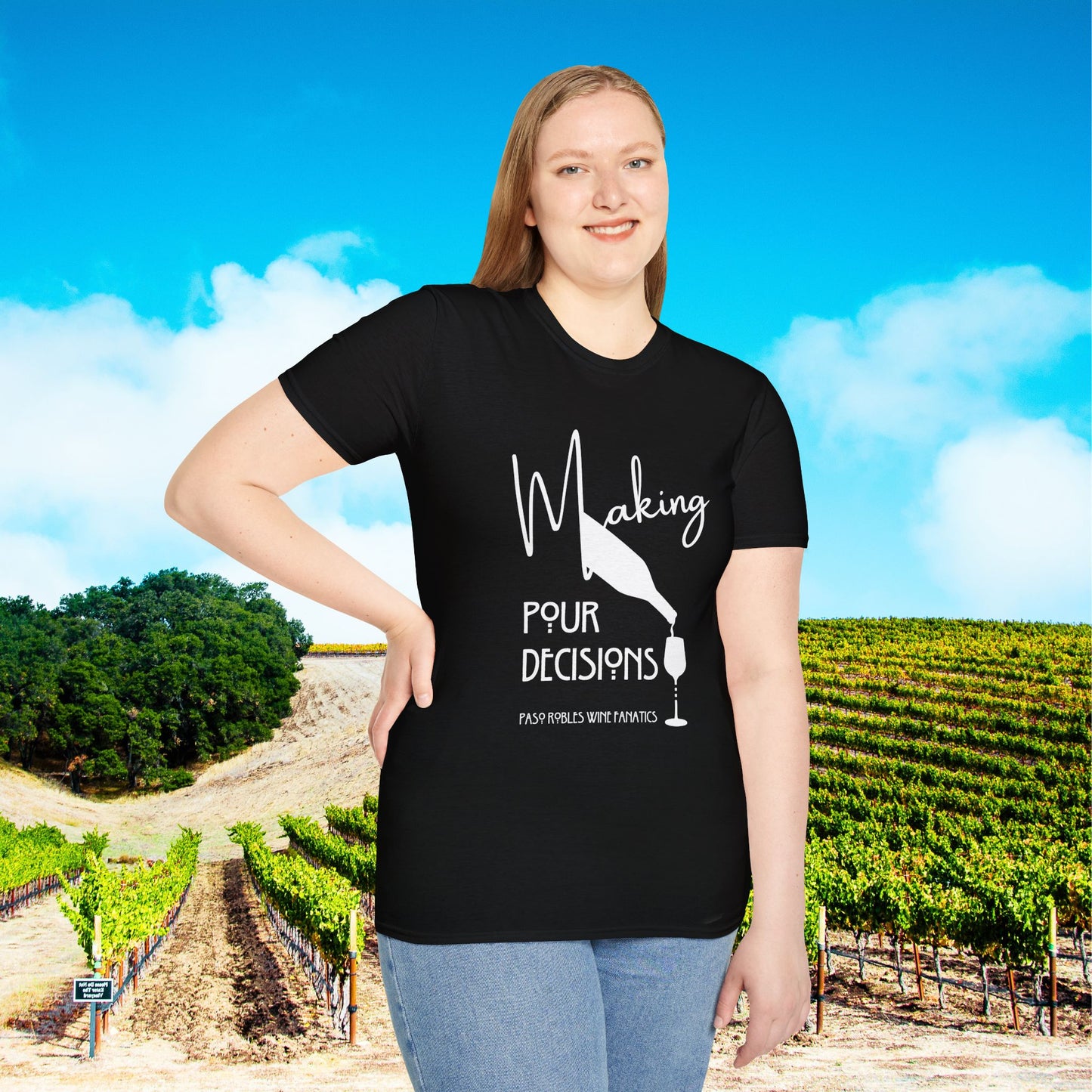 Making Pour Decisions Unisex Softstyle T-Shirt