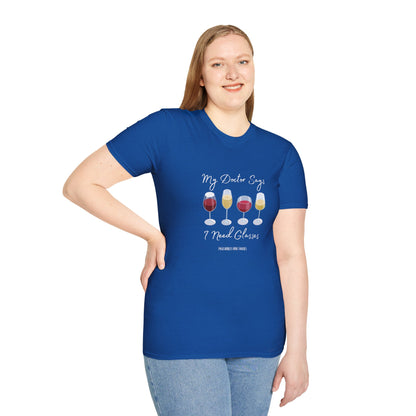 My Doctor Says I Need Glasses Unisex Softstyle T-Shirt