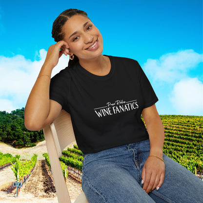 Paso Robles Wine Fanatics Logo Unisex Softstyle T-Shirt