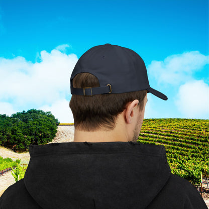 Paso Robles Wine Fanatics Toast Embroidered White Banner Cap