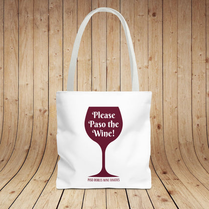 Please Paso The Wine Tote Bag