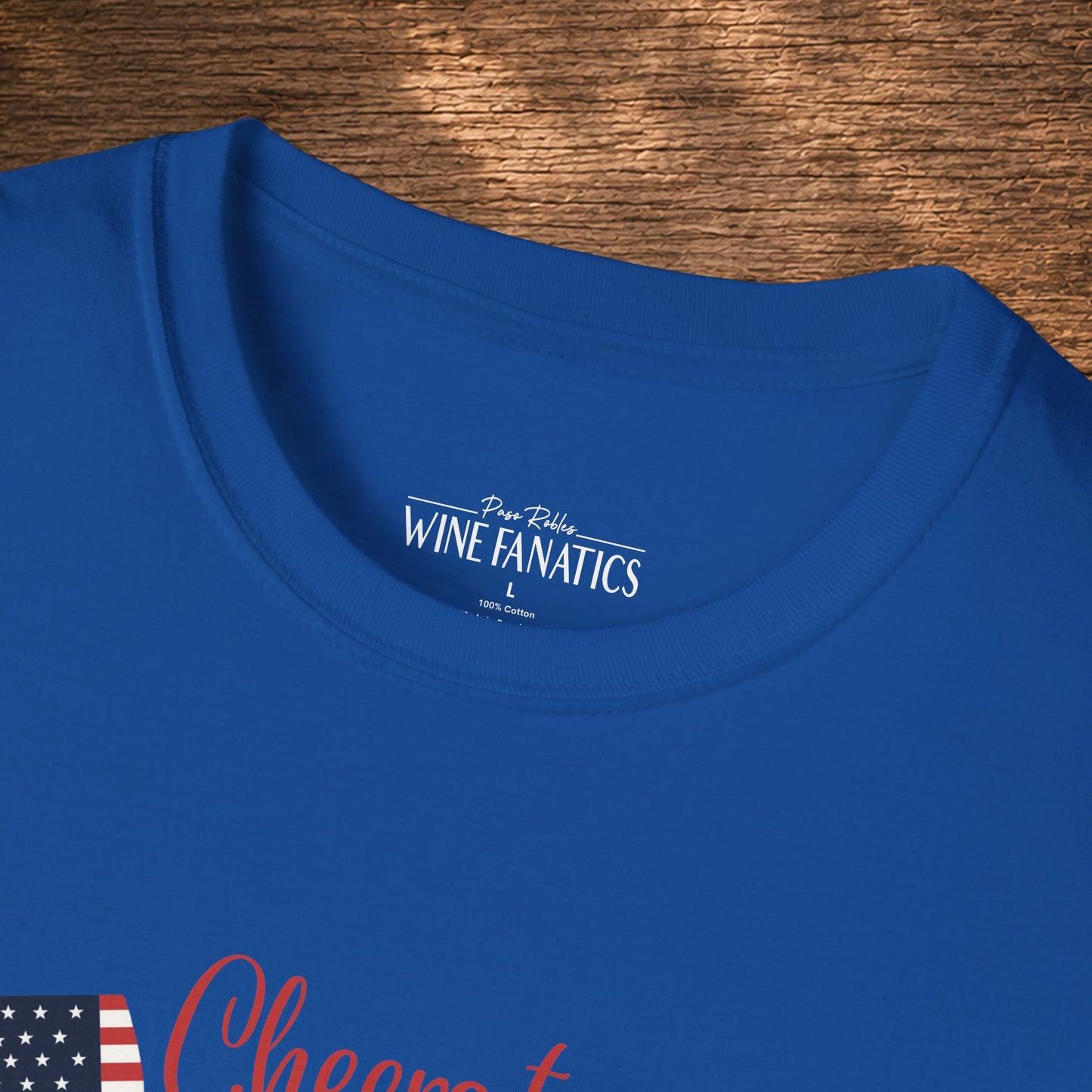 Cheers to 250 Years Independence Day Unisex Softstyle T-Shirt
