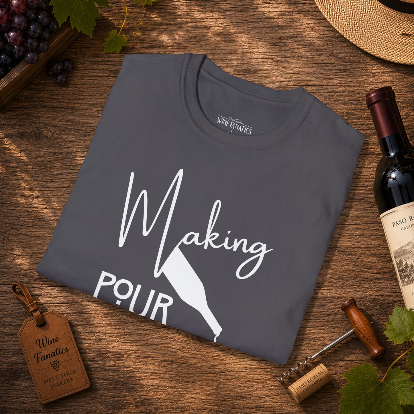 Paso Robles - Making Pour Decisions Crewneck Tee