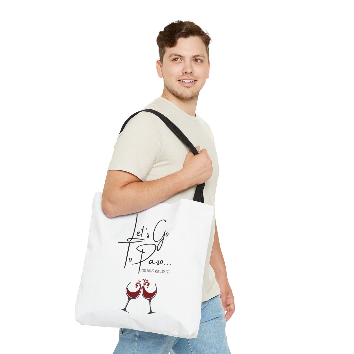 Paso Robles Wine Fanatics Tote Bag -   Logo Design