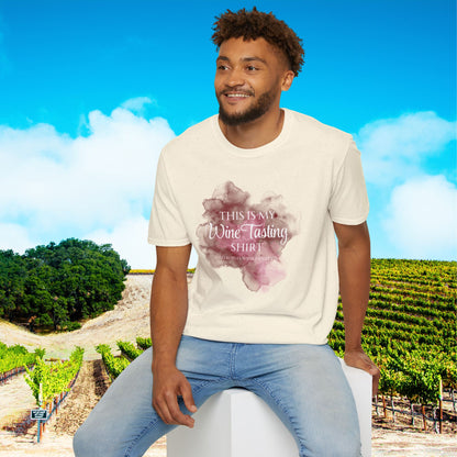 This Is My Wine Tasting Shirt (stain) Unisex Softstyle T-Shirt