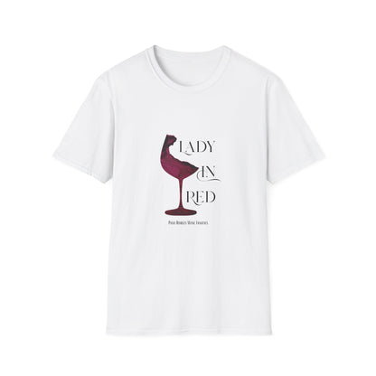 Lady In Red Unisex Softstyle T-Shirt